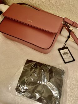 New with Tags - DKNY Pink Sutton Leather Crossbody Purse