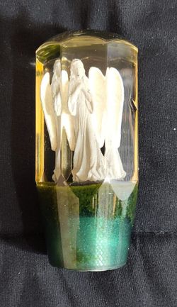 Praying Angel Custom Handmade Resin Gear Shift Knob Accessory