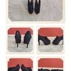 Black 6' Heels