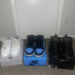 Air Force , Jordan 1 Unc , And Taxi 12s
