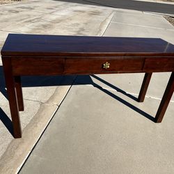Kincaid solid hardwood sofa table