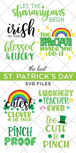 St. Patrick's Day Canvas Art 💚🤍🧡 (Small)