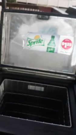 Mini freezer.