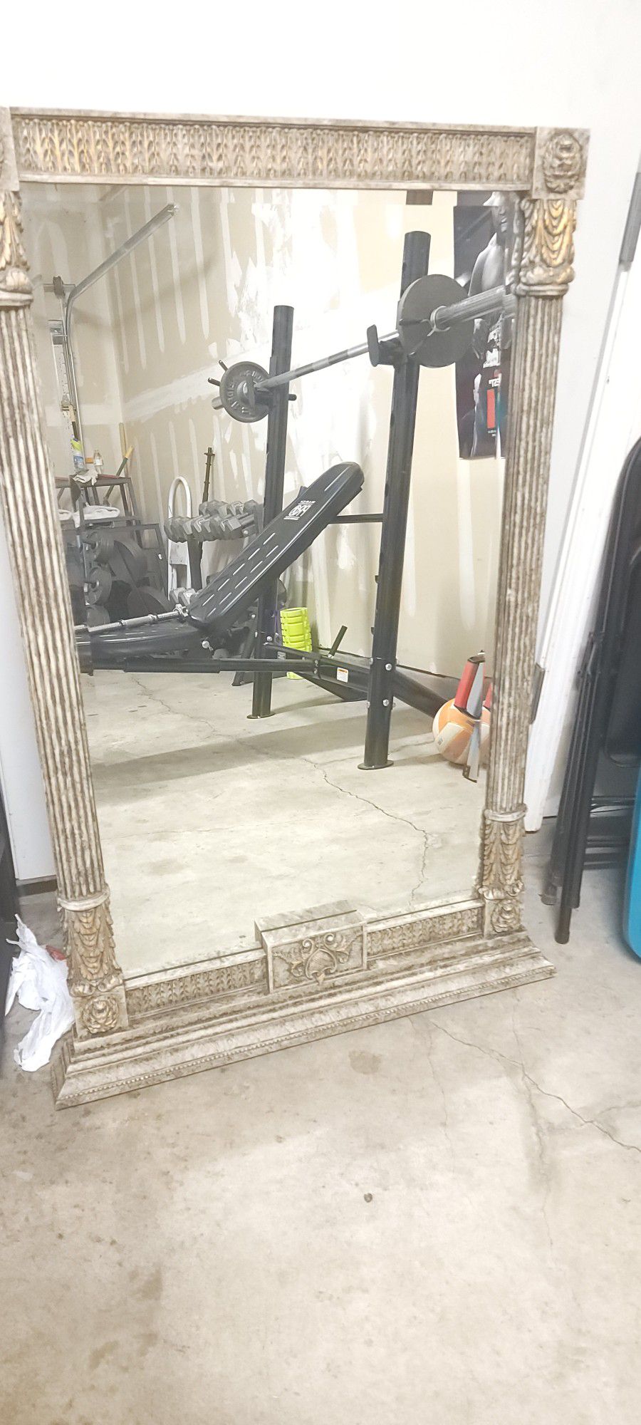 4x2 Large Antique Mirror