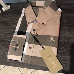 Burberry Mens Long Sleeve Size S,M,L,XL