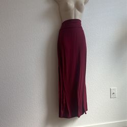 Red Long Skirt 