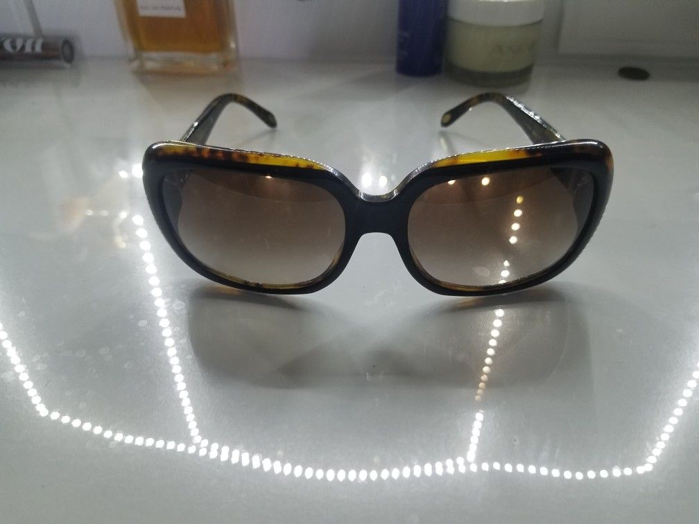 Tiffany&co large brown women's sunglasses