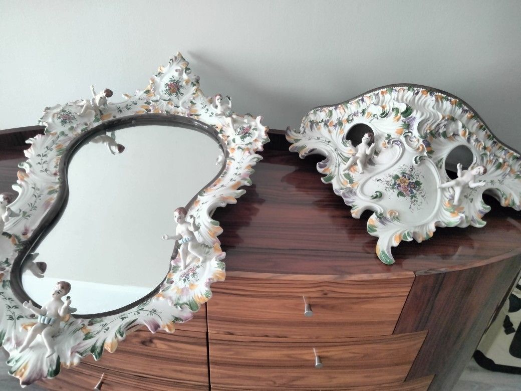 Capodimonte Mirror And Console