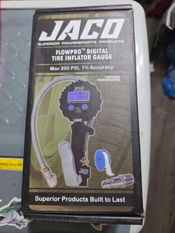 JACO FlowPro Digital Tire Inflator Gauge