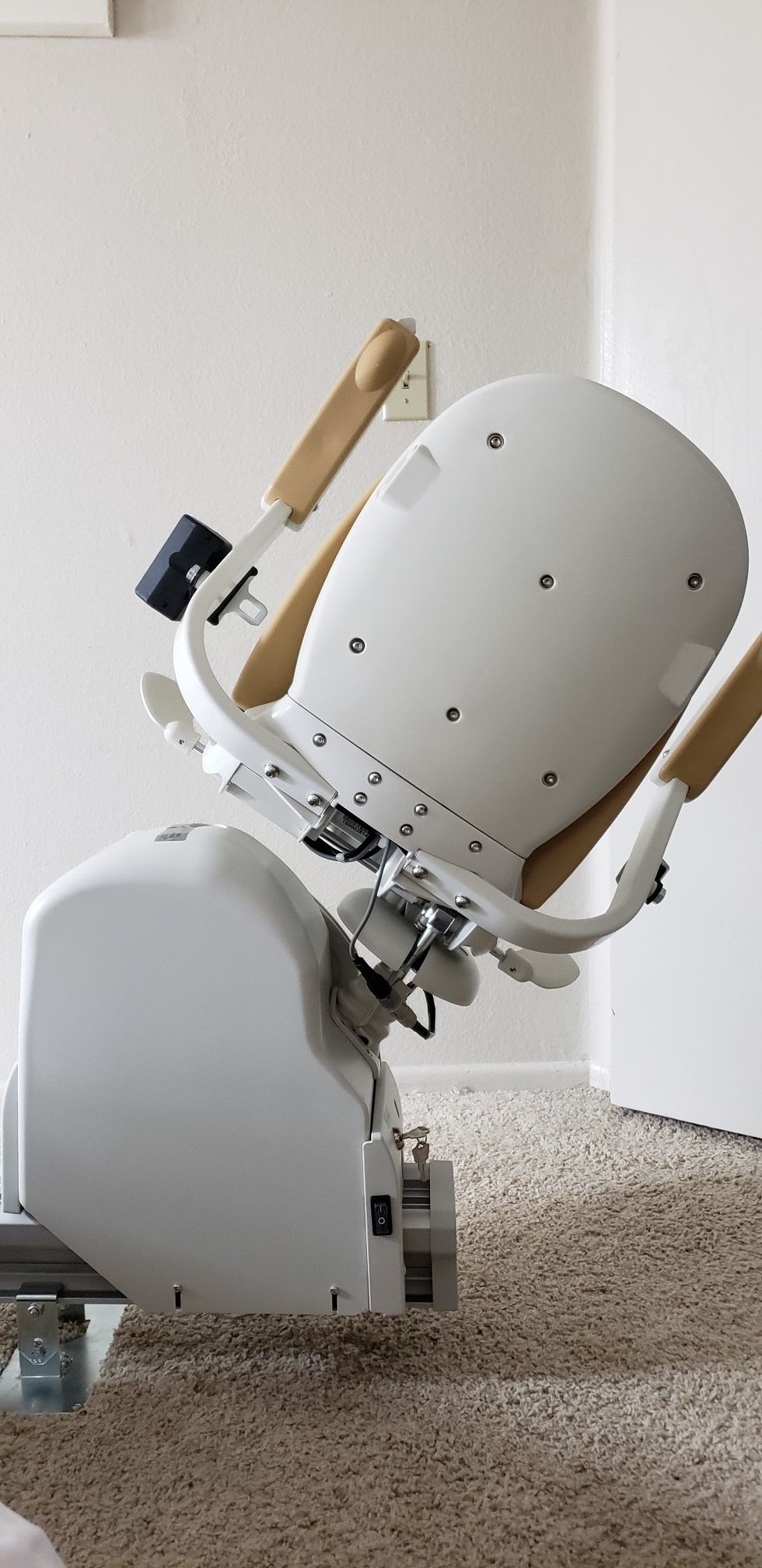 Acorn Superglide 130 T700 Straight Stairlift Chair with hinge option