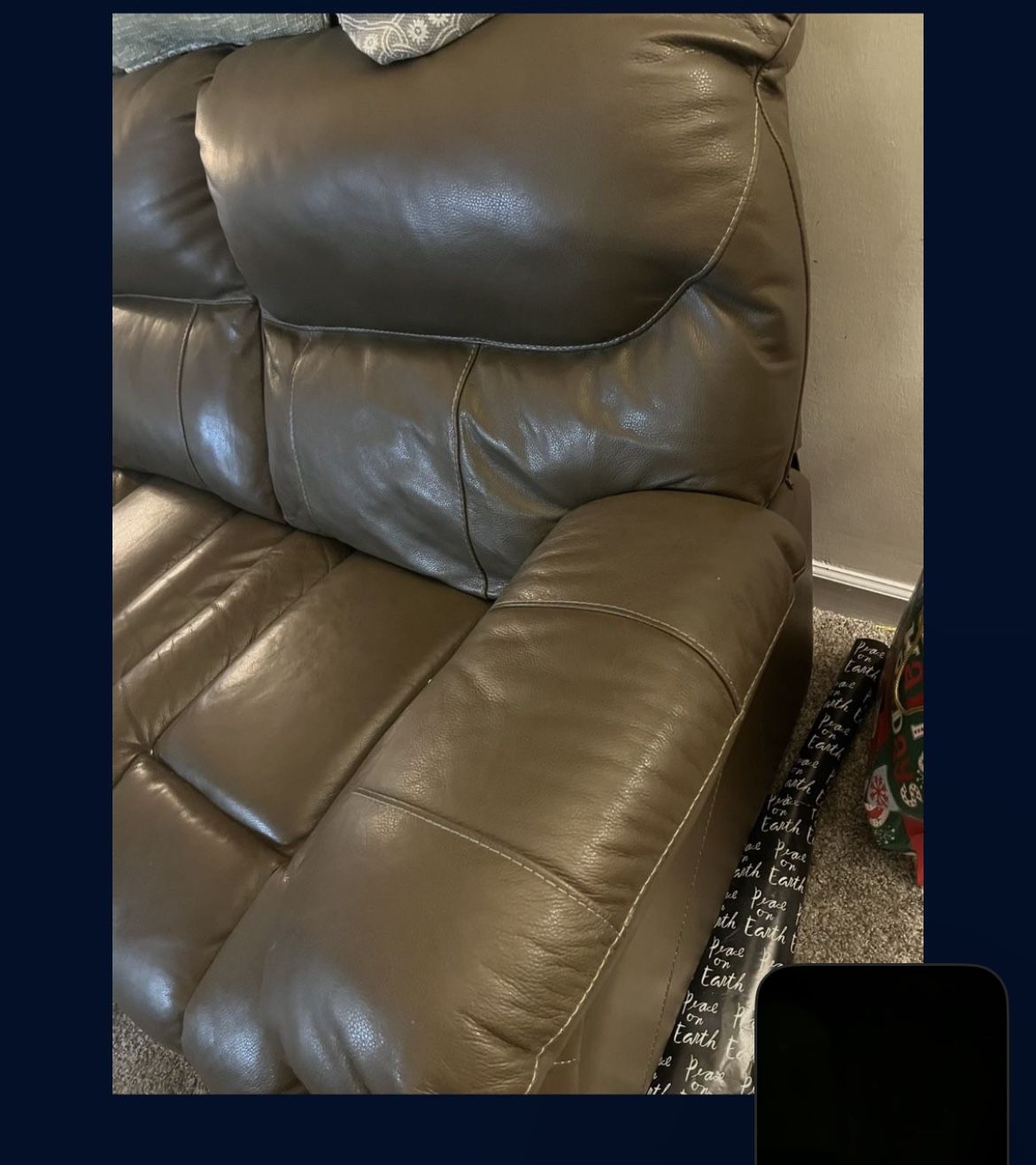 $200 Leather Couch
