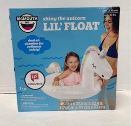 Big Mouth Shiny the Unicorn Lil’ Pool Float NEW