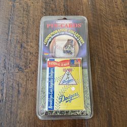 Dodgers 1995 Commemorative Pin-Card