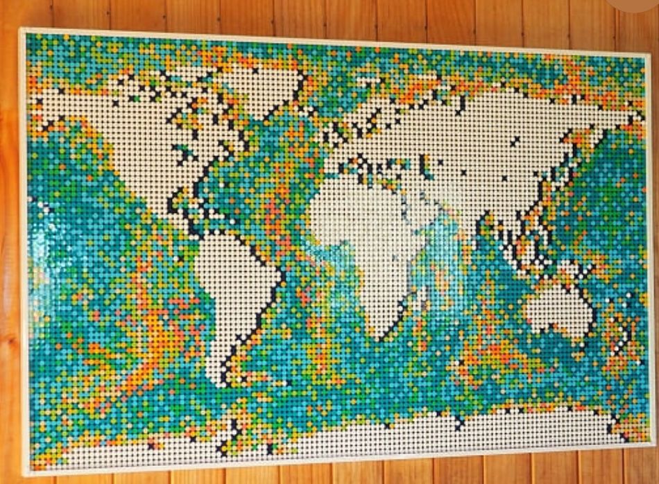 LEGO Map And Mini Cooper 100% Complete With No Missing Parts 