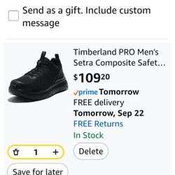 Timberland Pro Setra Boots 11.5 Wide