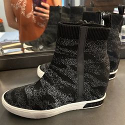 DKNY Reflective Wedge Shoes