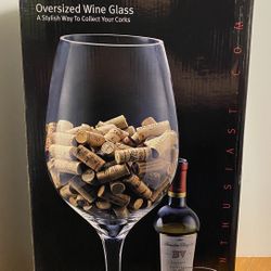 Wine Enthusiast Oversized Wine Glass (Approx. 20”)