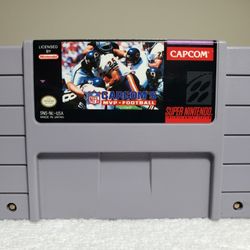 Capcom's MVP Football (Super Nintendo 1993)Cartridge Only