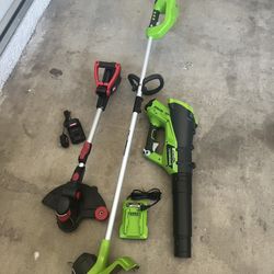 String Trimmers & Leaf Blower