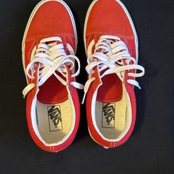 Red Old School Vans