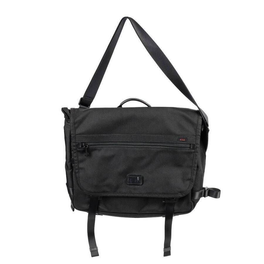 TUMI Black Classic Messenger Bag Adjustable Strap