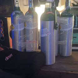 Oxygen cylinders,