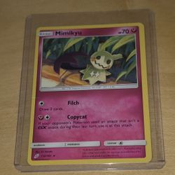Mimikyu 112/181 Rare Pokemon Team Up
