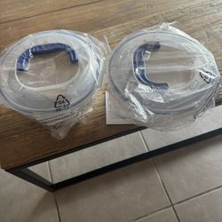 Plastic brown With Lid Set