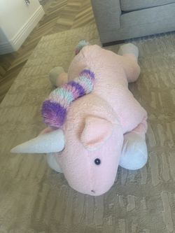 44” Giant, Jumbo, Cuddly, Ultra Soft Plush Stuffed Animal with Bonus Interactive Surprise - 44" Unicorn