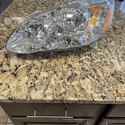 Toyota corolla headlight