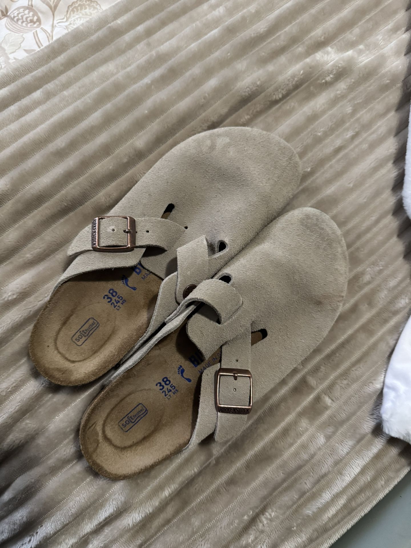 taupe clog birkenstocks