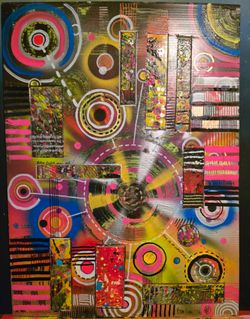 Free art. Pick a piece or 2, come pick it up. Thats it.  Art is on vinyl signs so framing is easy