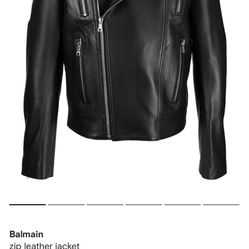 New balmain Leather Jacket