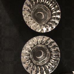CRYSTAL CANDLEHOLDERS
