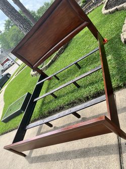 King size bed frame with Mattress and box
