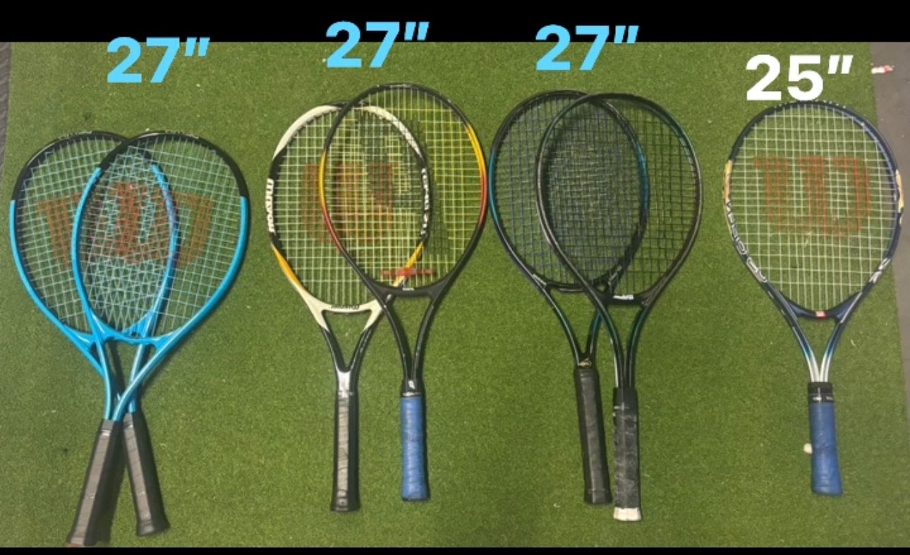Tennis Rackets With 2 Bags
