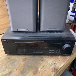 Sony Receiver And Speakers 