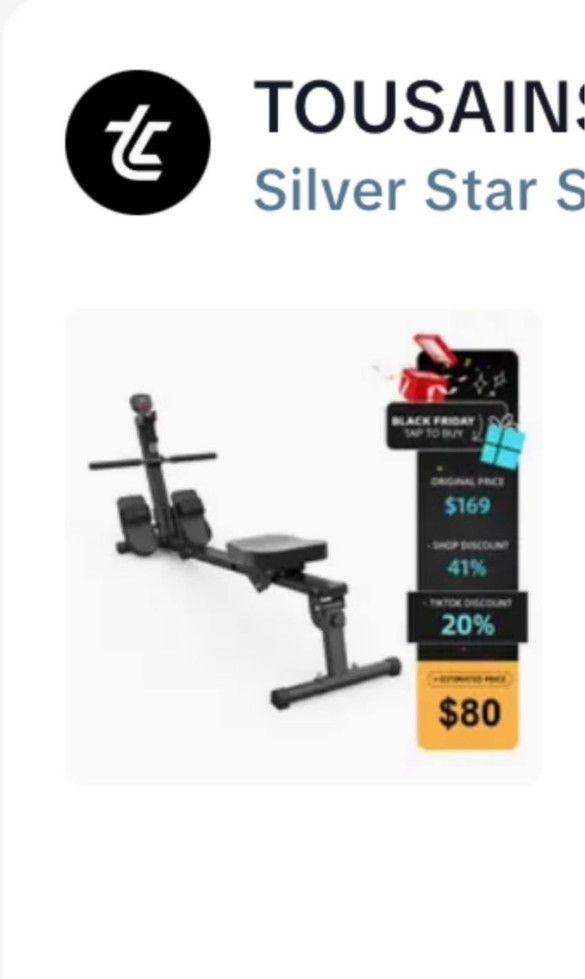 Tousains Rowing Machine 