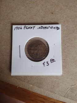 1906 penny Indian Head