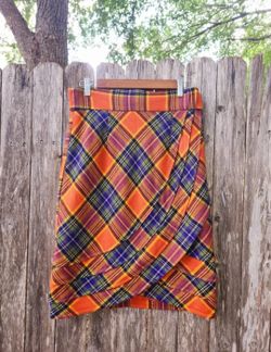 Plaid Skirt Plenty By Tracy Reese