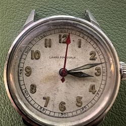 Vintage 1940’s Girard-Perregaux Sea Hawk Field Watch – Inscribed & Running
