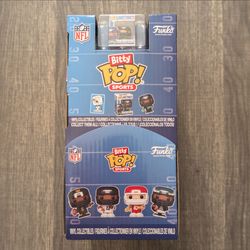 Funko Pop! Bitty Pop NFL Capsules Blind Box Full Display Case