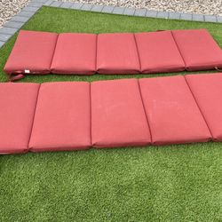 Patio Chase Lounger Cushions Set Of Two