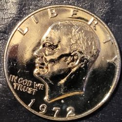 1972 s Eisenhower Silver Dollar uncirculated