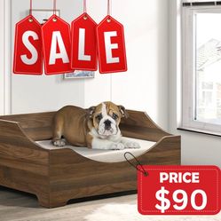 Pet Bed With Cushion , Dog Bed , Cat Bed , Pet Furniture , Dog Bed With Cushion 