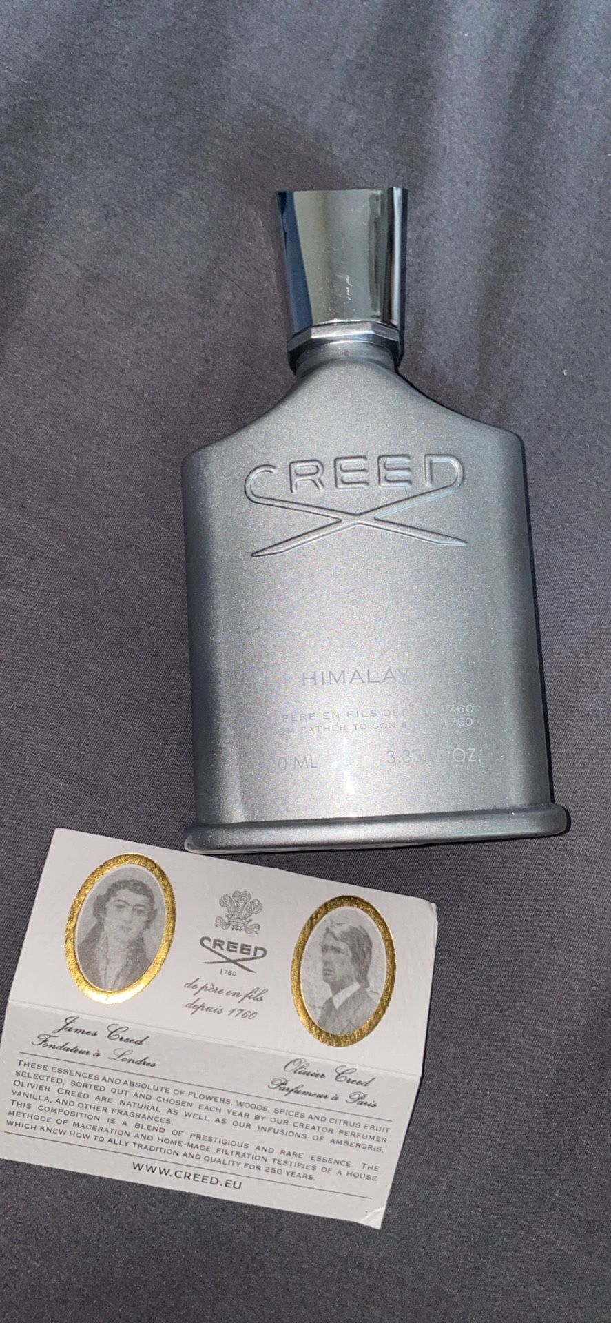 Authentic creed cologne