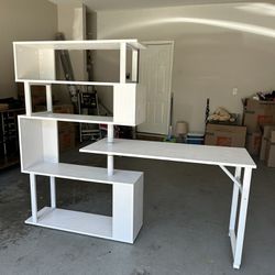 Desk W/ Shelf