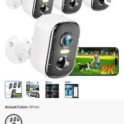 📸 Outdoor Security Camera Wireless (4 Pack)