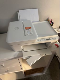 Free HP Deskjet printer scanner copier works excellently white