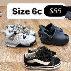 Jordan’s Yeezys Vans Size 6c Baby Shoes $85